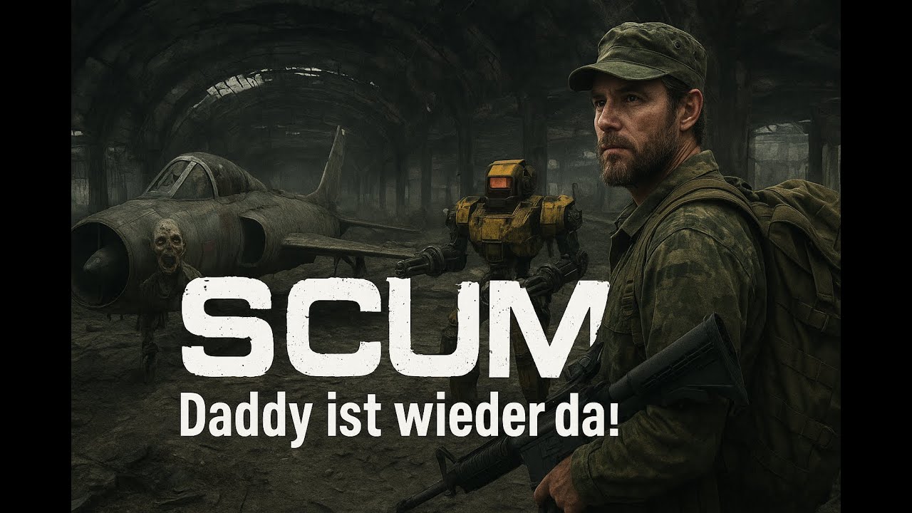 SCUM live | Endlich: Uran-Quest und Bots am Militärflugplatz ärgern!
