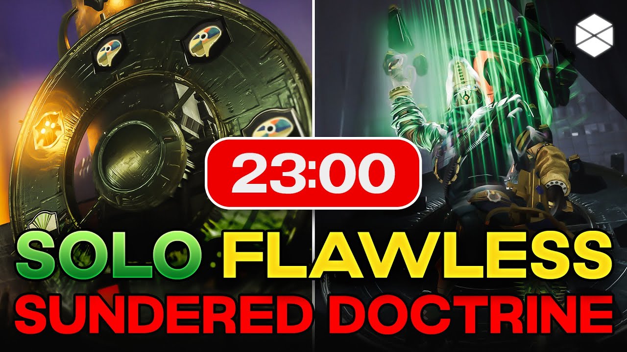 Solo Flawless Sundered Doctrine in 23 minutes! (Titan)