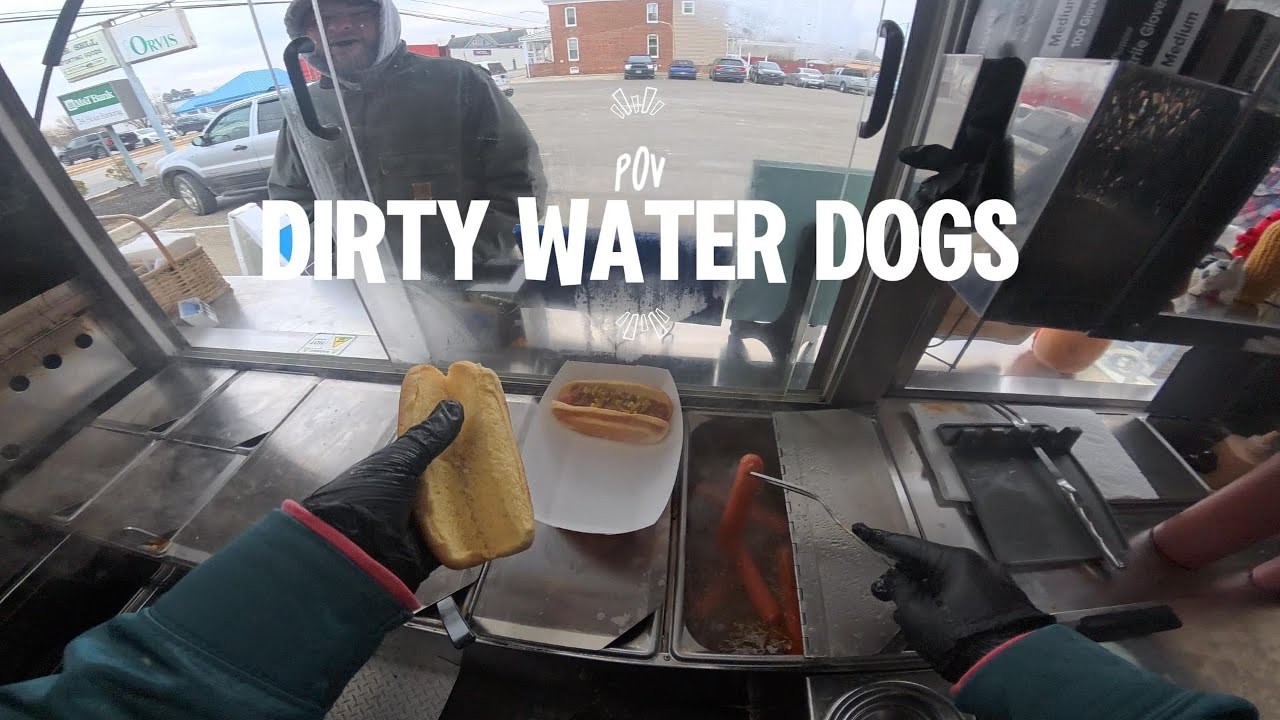 Hotdog Cart POV : Dirty water Dogs!