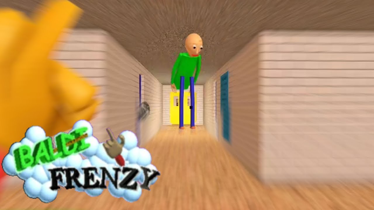 Baldi's Basics BUT IT'S AN ASYMMETRICAL HORROR GAME | BALDI FRENZY [DEMO]