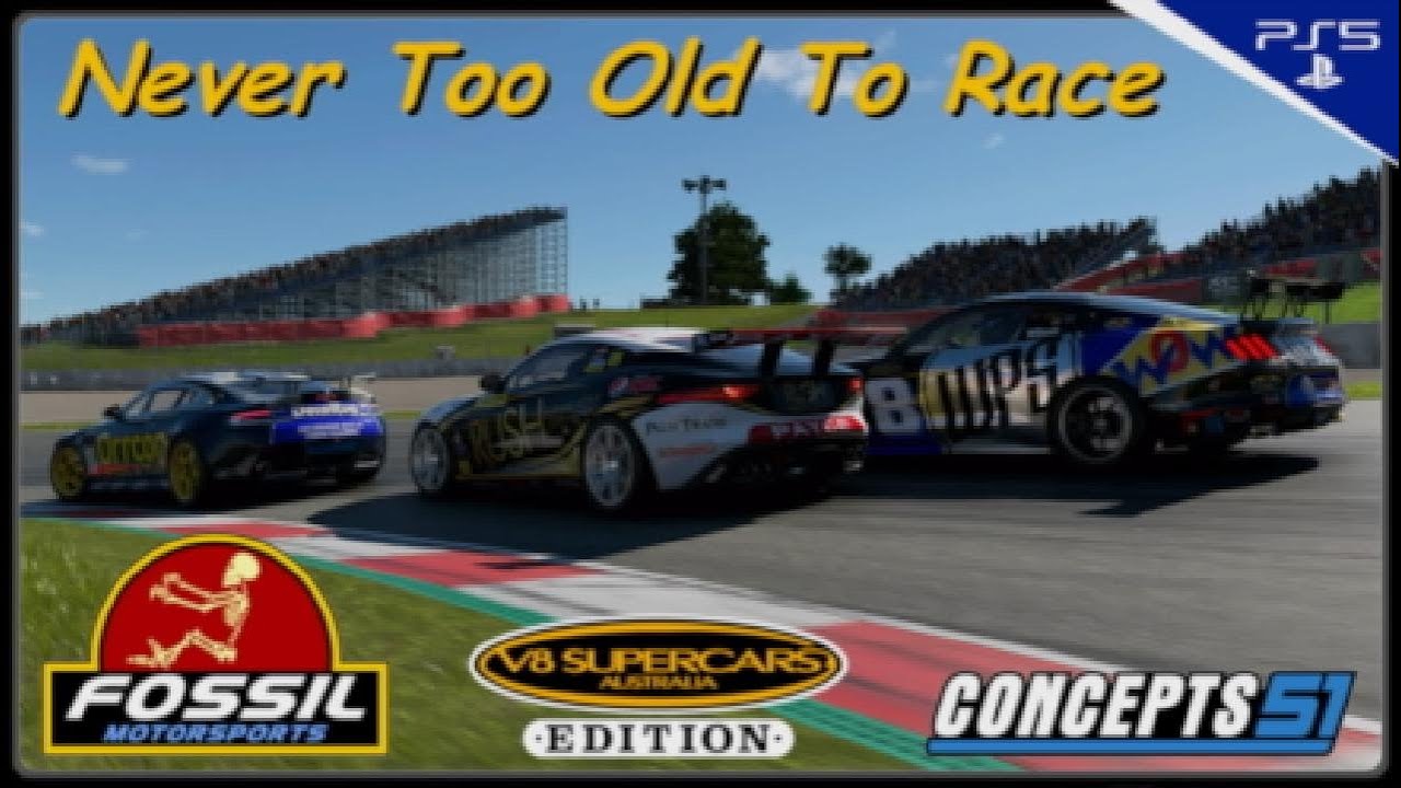 Gr 4 Race with V8 Supercars Liveries at Catalunya