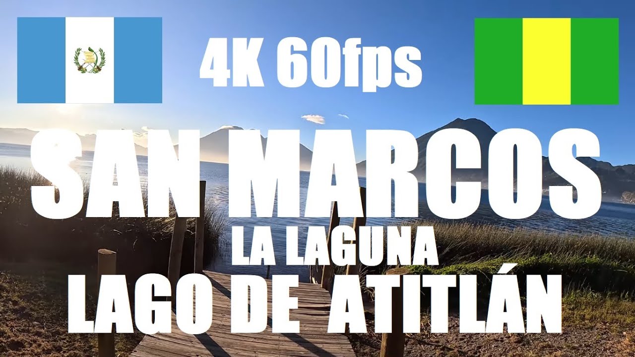 ASMR Bike | Streets of San Marcos GTM 4K 60fps 2025 11 29 Saturday Lago de Atitlán in the morning
