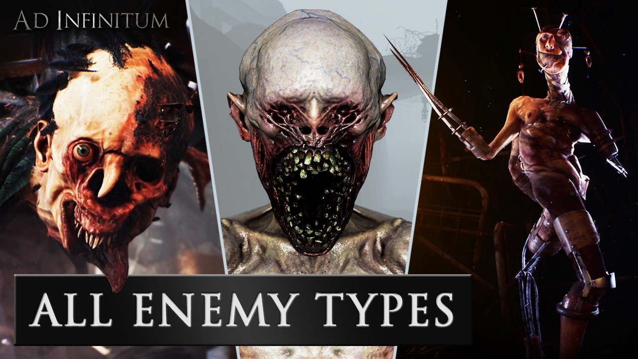 All Enemy Types & Bosses in Ad Infinitum