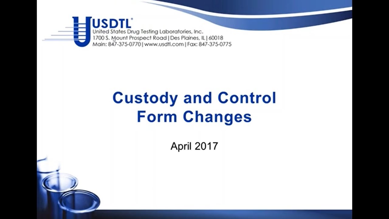 Chain of Custody Form Review