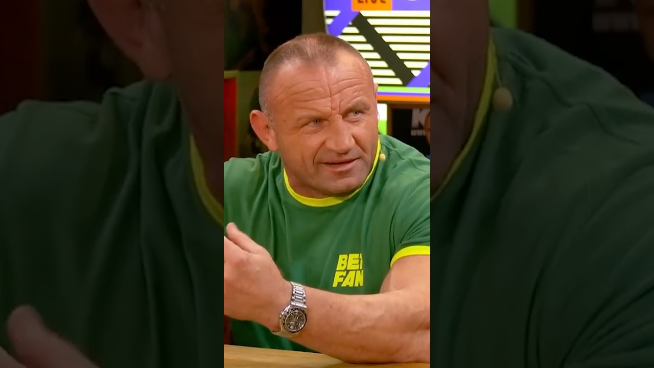 BOREK PYTA PUDZIANA O REWANŻ Z NAJMANEM #kanałsportowy #pudzian #borek #shorts
