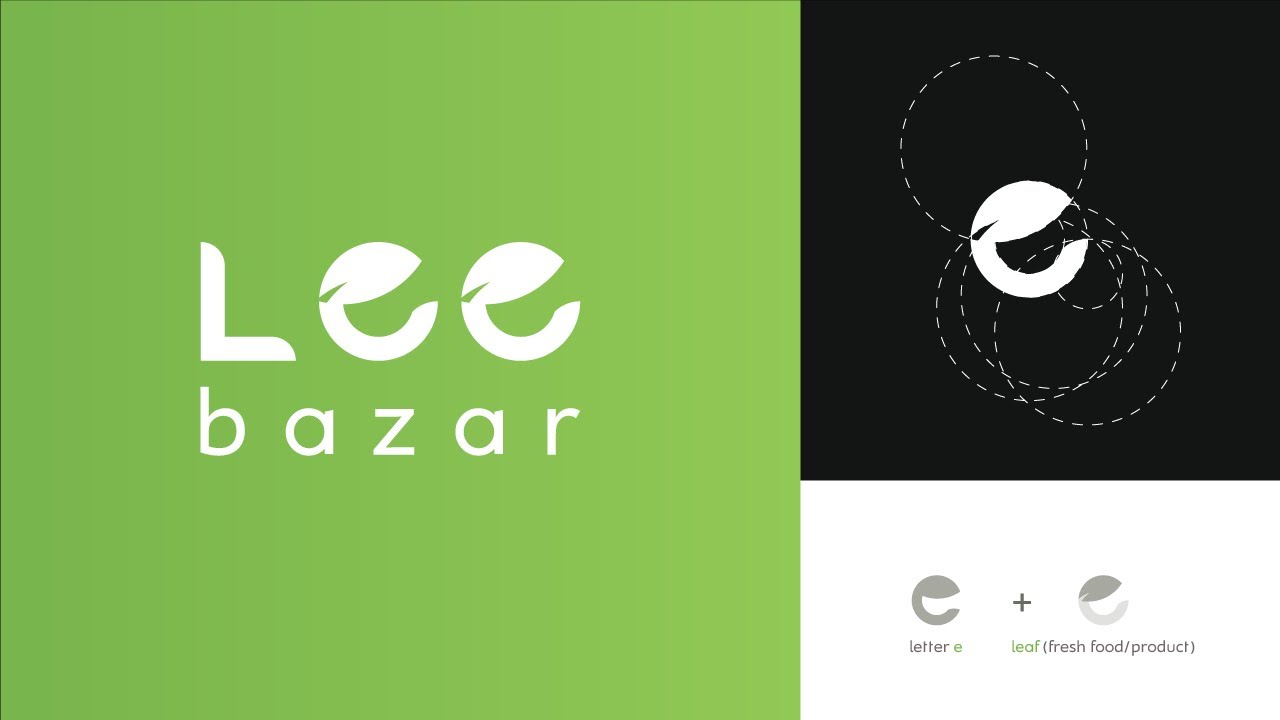 E-commerce Logo Design Process - LeeBazar | 2020 | Professional Logo Design