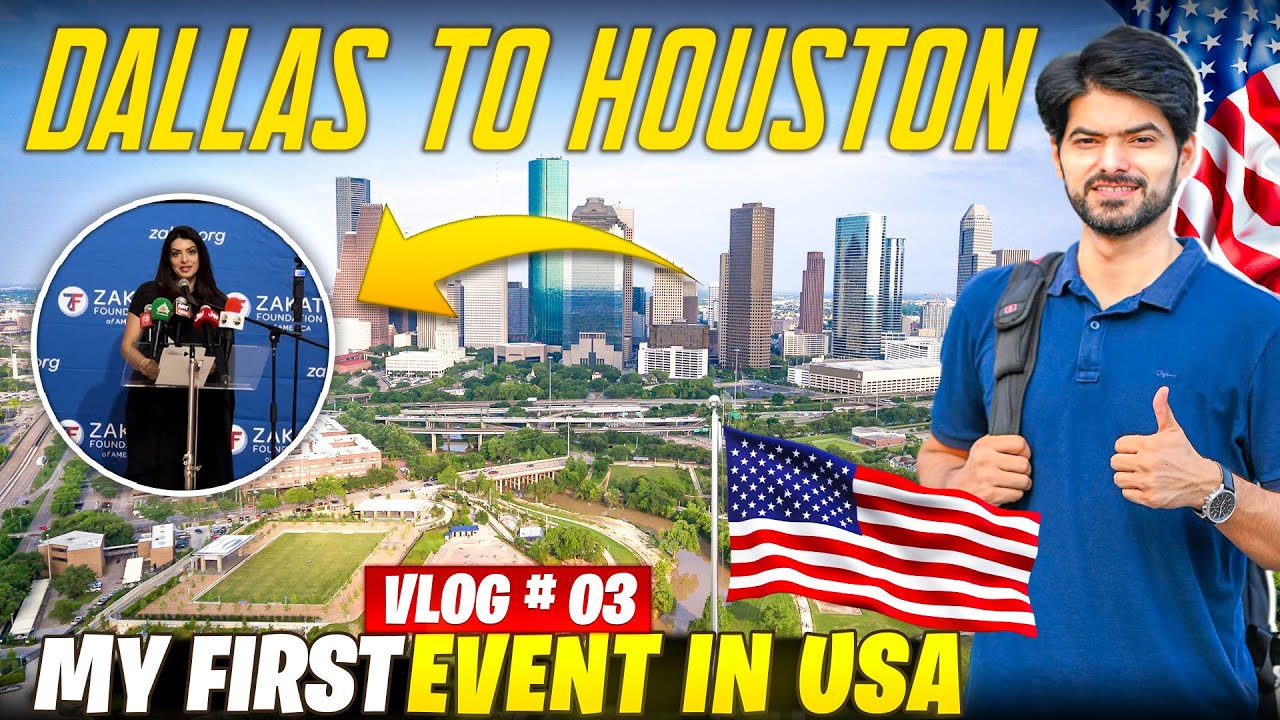My First Event in USA | Dallas to Houston | Abdul Qadir Vlogs