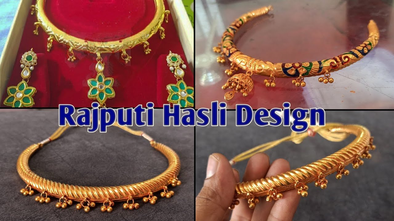#150 - Rajputi Hasli Design With Weight 2021 | होसली डिजाइन | Jewellery Design | Jewellery Inbox
