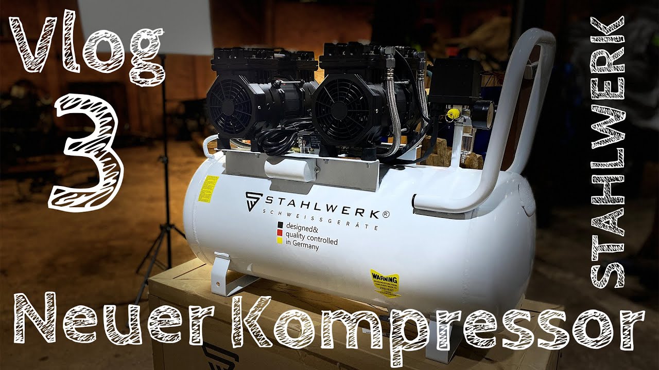 Stahlwerk Kompressor // Endlich Luft für die Halle !!