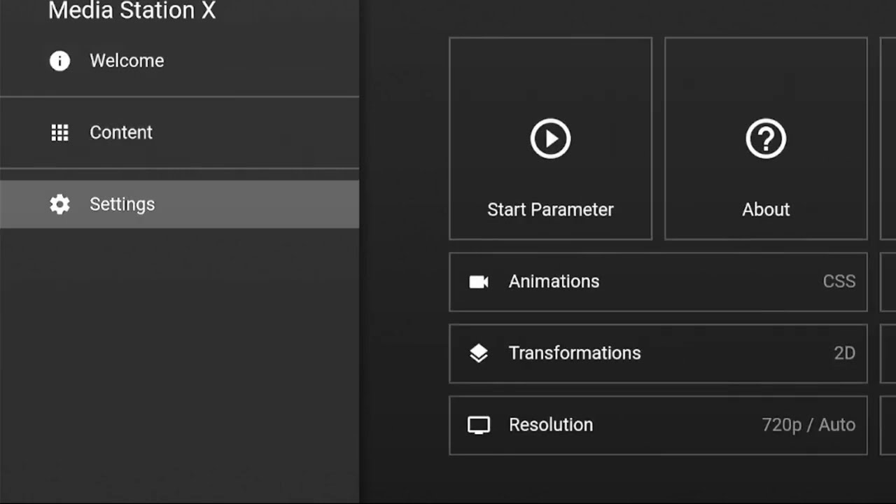 MSX|Media Station X|Setup start parameter|Sisi|am
