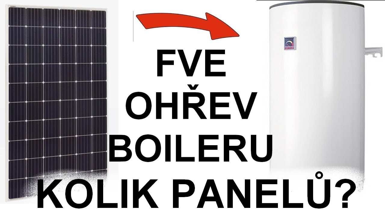FVE na boiler - kolik panelů je potřeba?