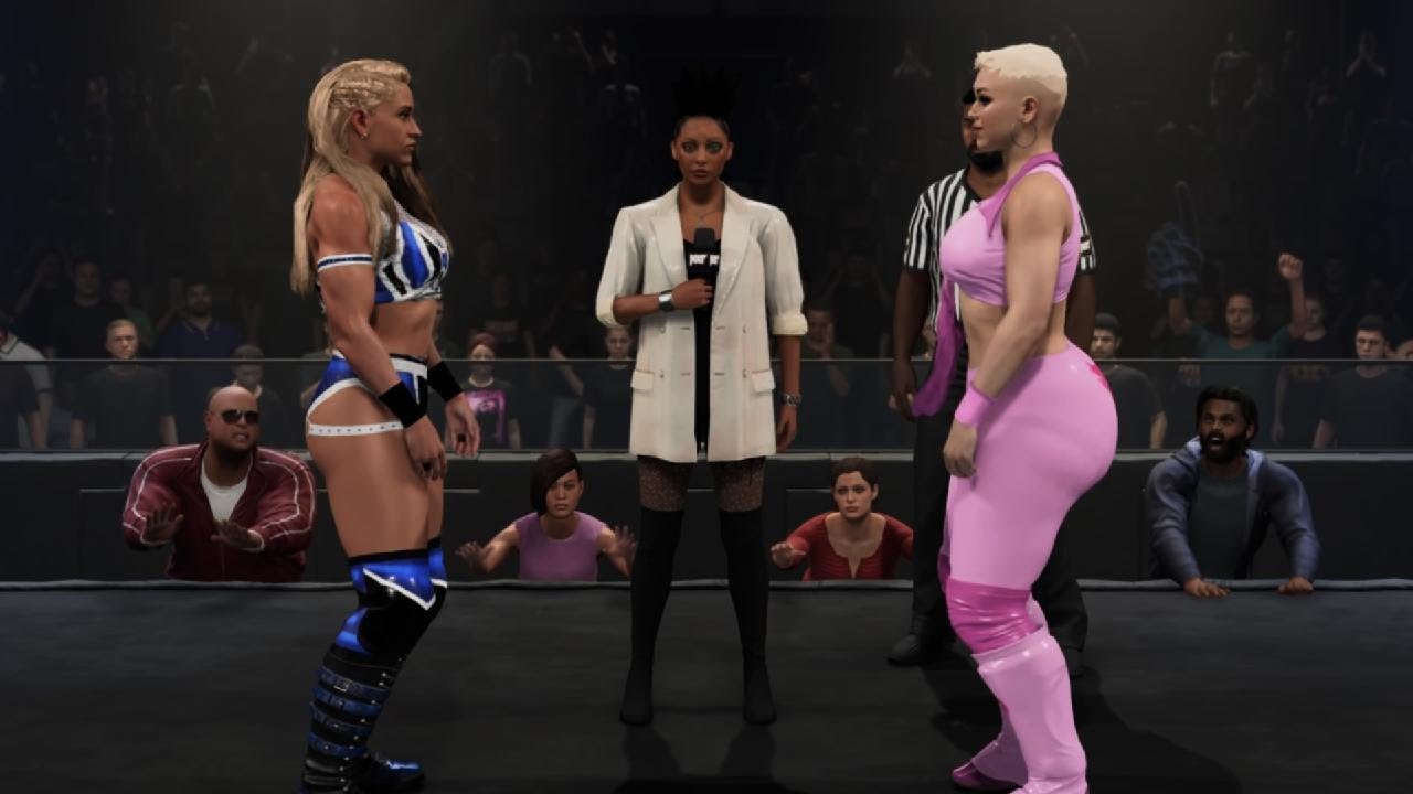 WWE 2K25 JORDYNNE GRACE VS BOMBSHELL AMBER