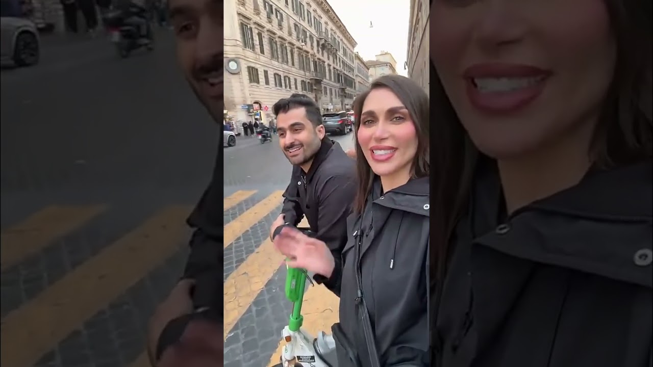 جوله دكتوره خلود في إيطاليا 😍