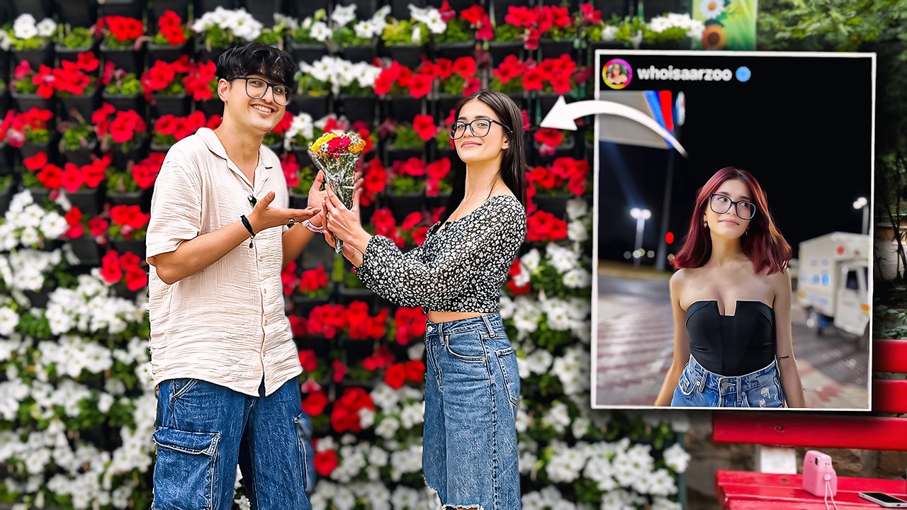 I Finally Asked My Instagram Crush on a Date… 👀❤️ ft @Aarzoo Gaba