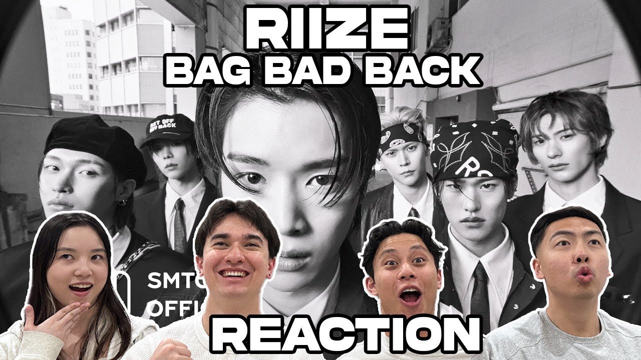 RIIZE 라이즈 'Bag Bad Back' MV REACTION!