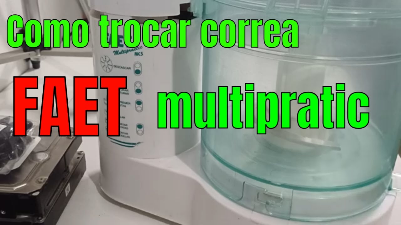 COMO TROCAR CORREA MULTIPROCESSADOR FAET