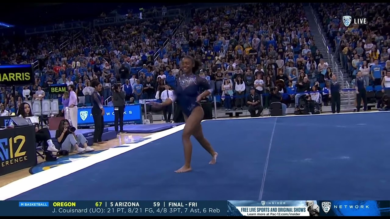 Selena Harris Floor UCLA vs Clemson 2024 9.950