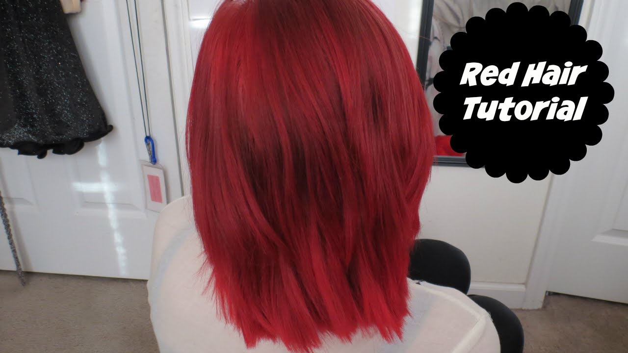 How I dyed my Hair Red | Loreal Hicolor Highlights | Alyssa Nicole |