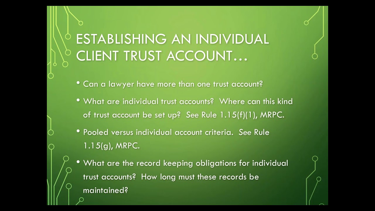 2018 10 31 12 00 Everything You Need to Know About Trust Accounts