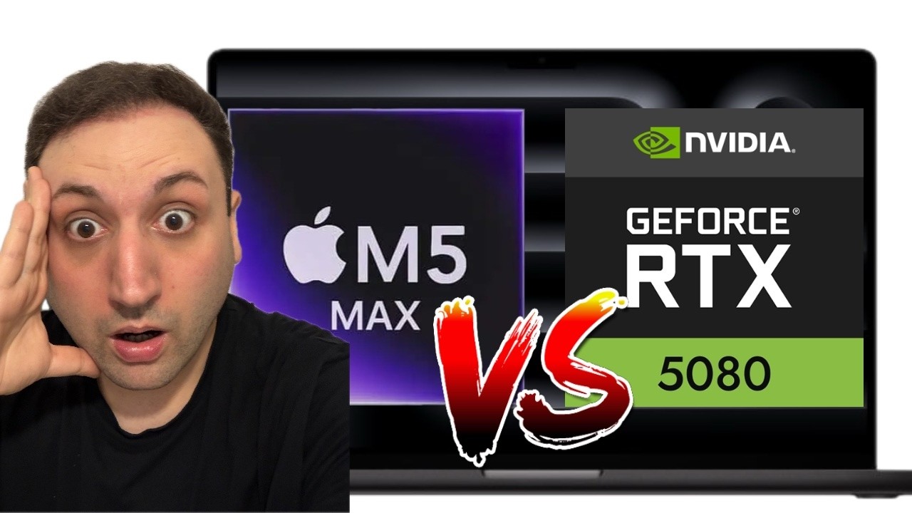 M5 Max BEATS RTX 5080 Laptop GPU, Reacting to Crazy MacBook Pro Benchmarks