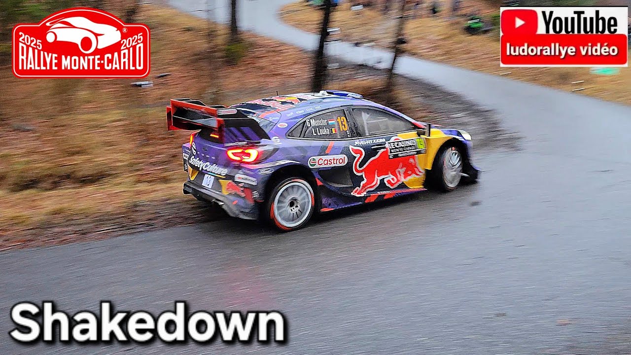 Rallye monte-carlo 2025 Shakedown