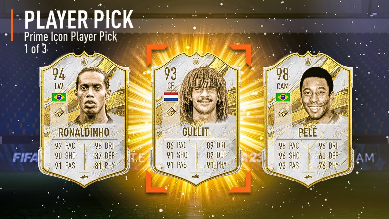 FIFA 23 5 x Guaranteed Prime Icon Player Pick Packs!