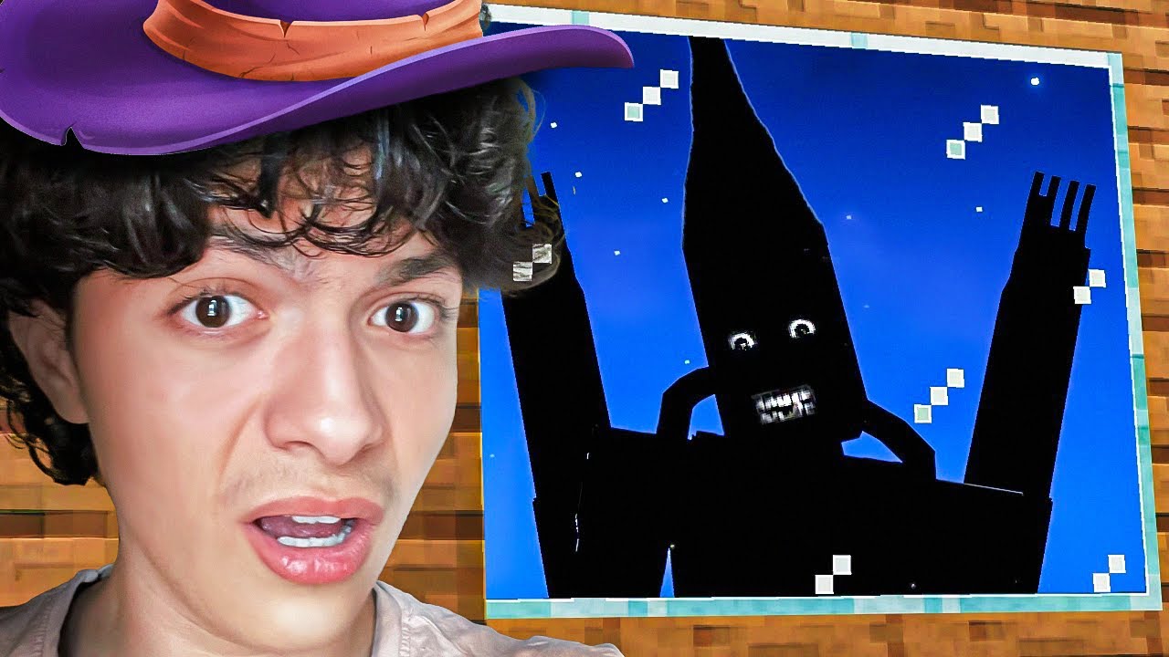 تحدي الاختباء ولكن وحش غريب بيطاردني في ماين كرافت ! Minecraft