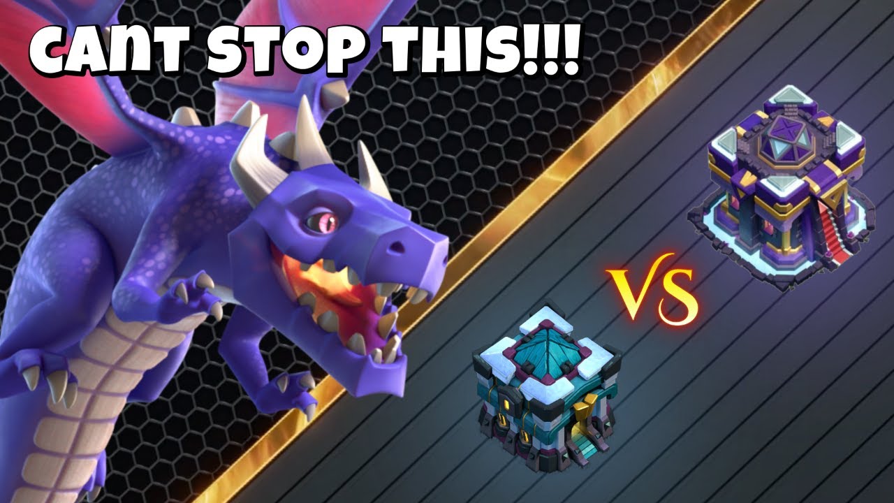 Th13 vs Max Th15 Easy 3 Star using Dragons