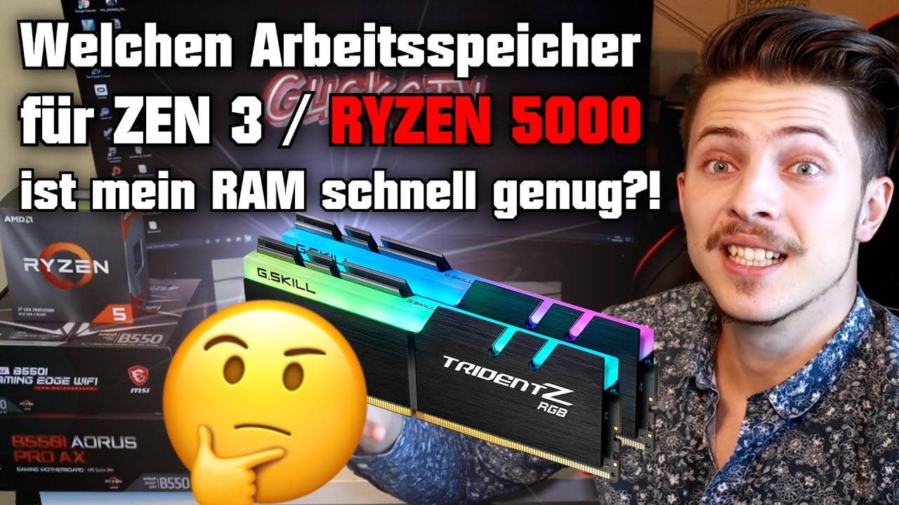 Which RAM for ZEN 3 🤔 RYZEN 5000 is my RAM fast enough?!