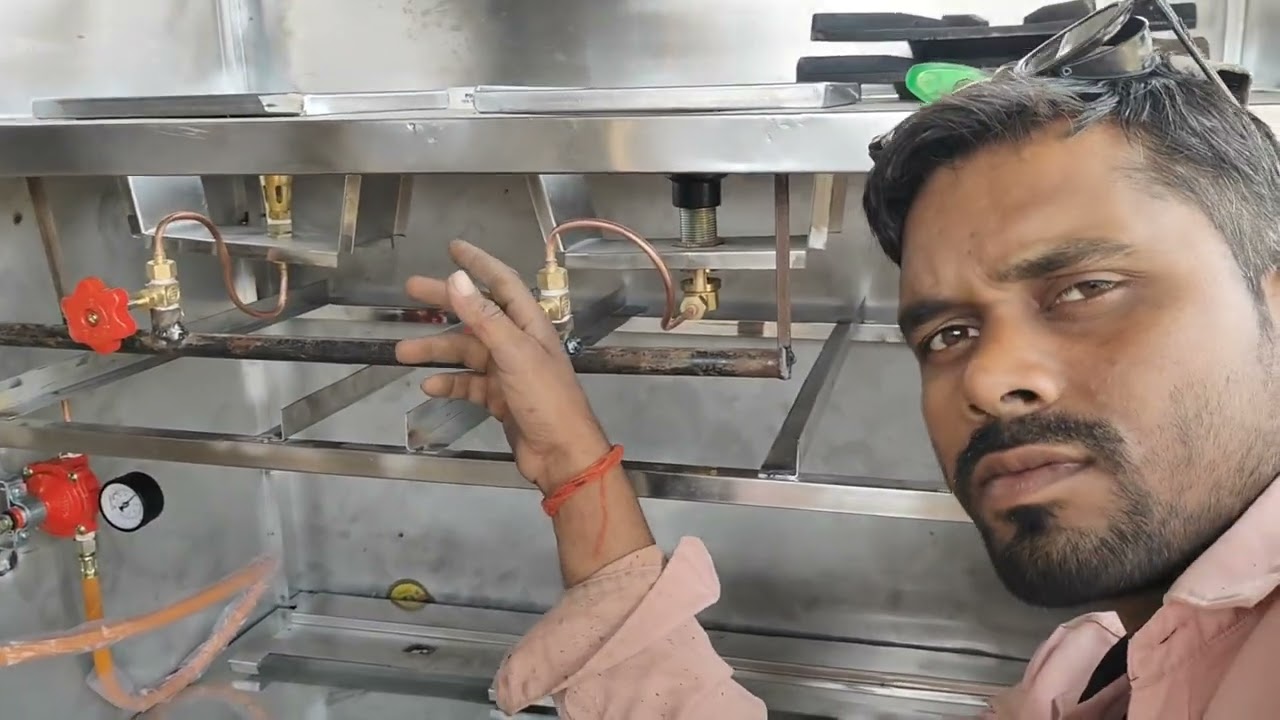 होटल का गैस चूल्हा//Hotel kitchen set-up//by village blogger bablu//All india//
