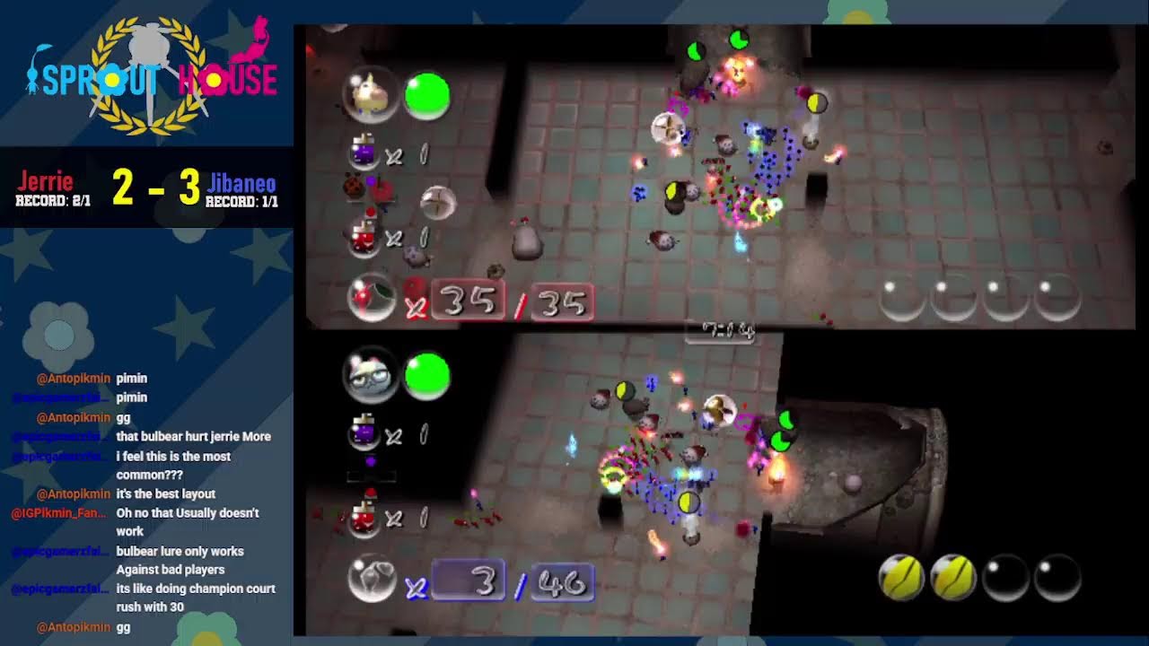 Sprout League II - Jerrie vs Jibaneo PART 2 (Pikmin 2 Tournament)