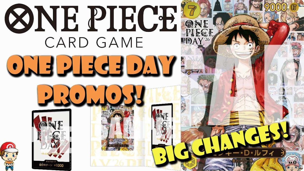 Представлены промо-карты One Piece Day 2026! Этот Луффи просто потрясающий! Большие перемены! (Но...