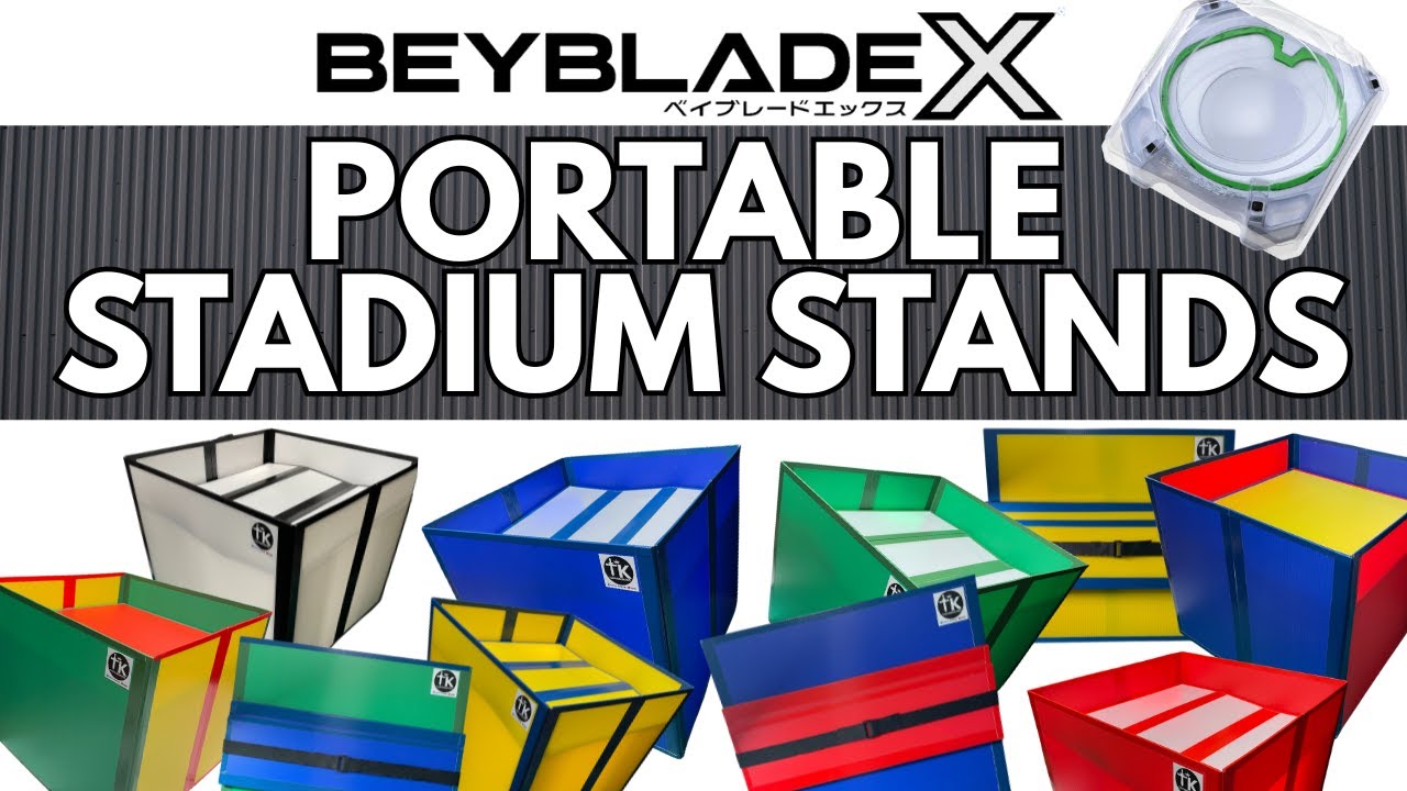 How I Hand-Make Tournament-Ready Portable Beyblade X Stadium Stands