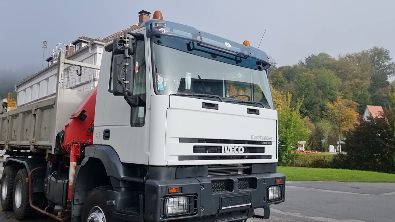 Iveco 260E44 6x6 Kran Fassi 130 Retarder