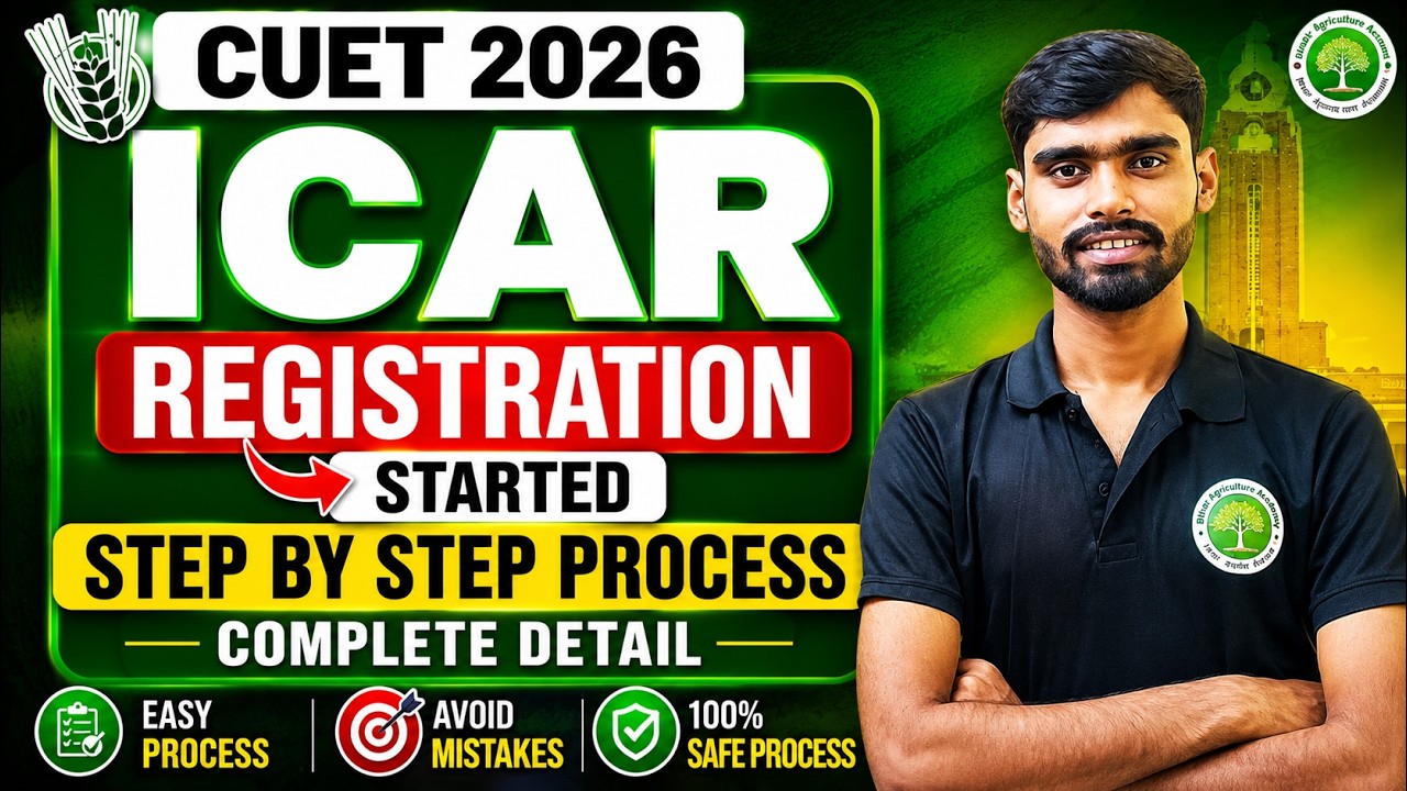 How to Fill ICAR 2026 Registration Form - Step By Step Registration Process? Registration to Prin...