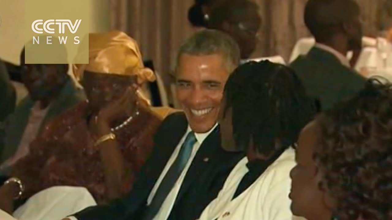 President Obama on his first presidential trip to father's homeland Kenya
