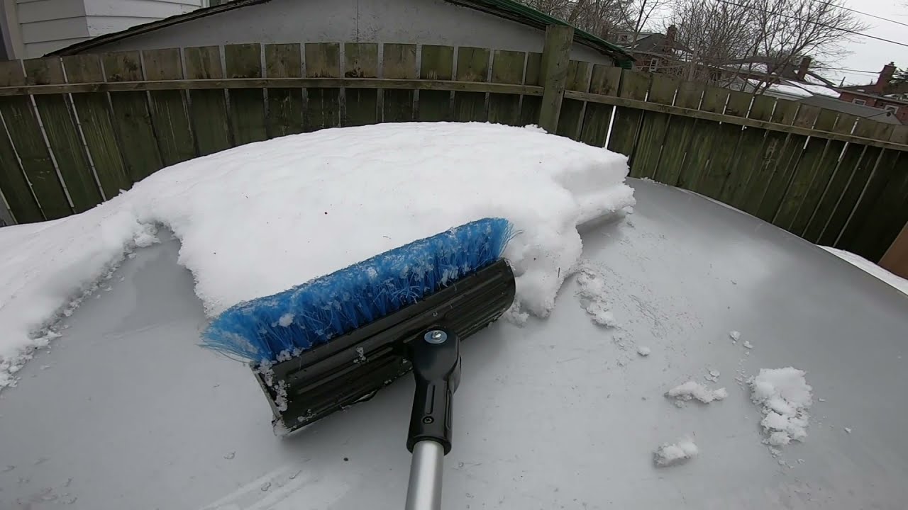 How To Brush the SNOW OFF YOUR CAR!! Before You Go To Work!! Satisfying video of POV ICY Snow Brush