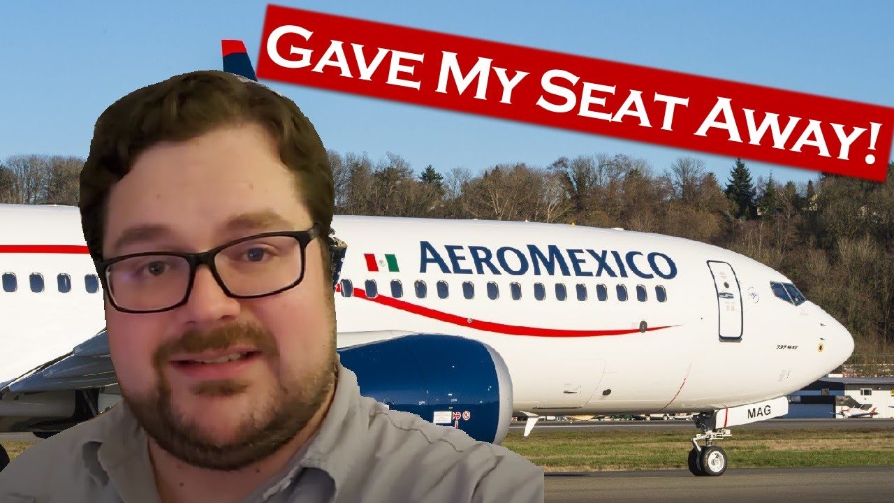Gave Away my Seat on Business Class Flight on Aeroméxico 737 MAX 8!? | Chicago to Mexico City