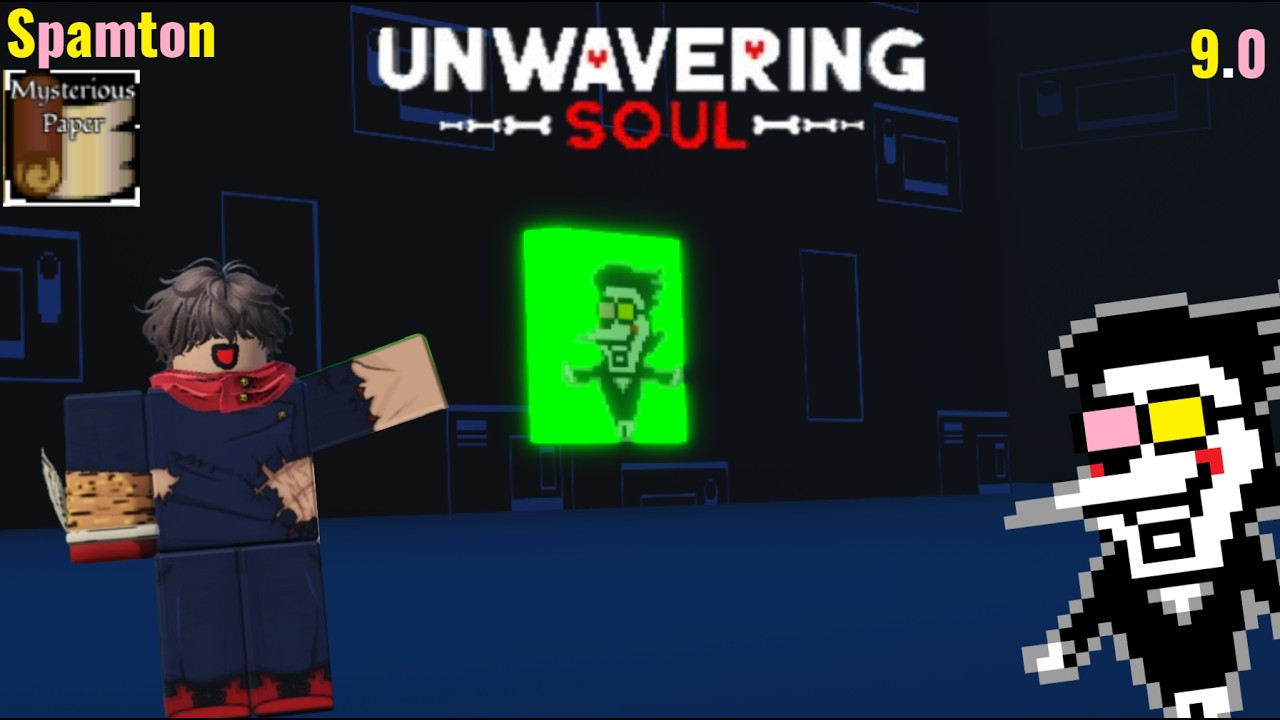 Defeating spamton  in unwavering soul | Unwavering Soul 9.0