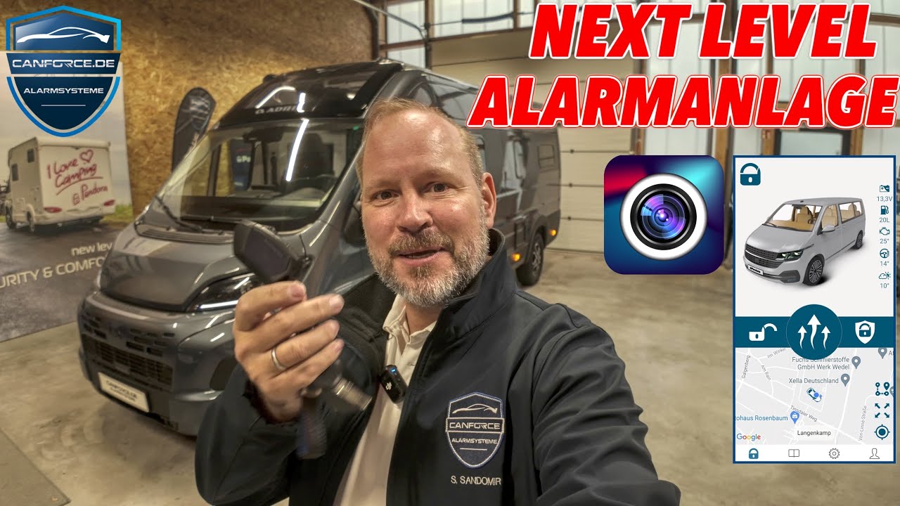 NEXT LEVEL ALARMANLAGE FÜR KASTENWAGEN WOHNMOBIL | APP + DASHCAM 2025