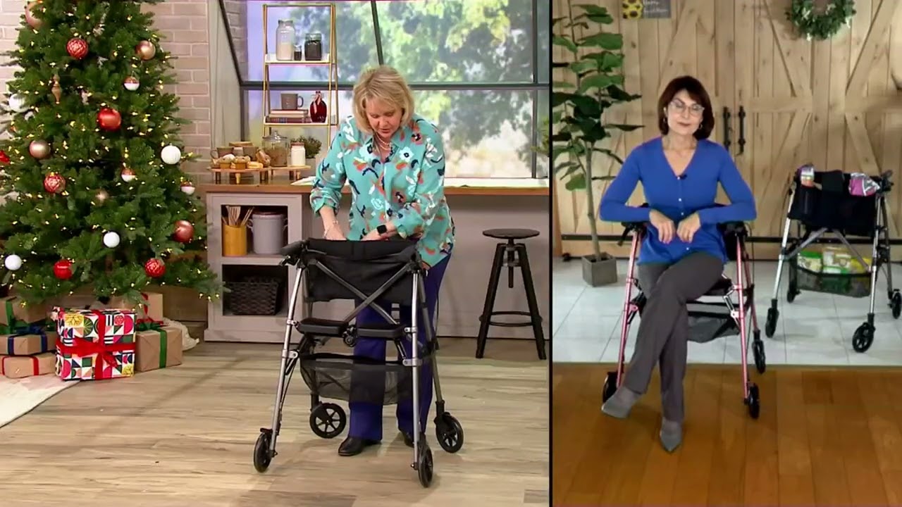 Stander EZ Fold-N-Go Lightweight Rollator on QVC