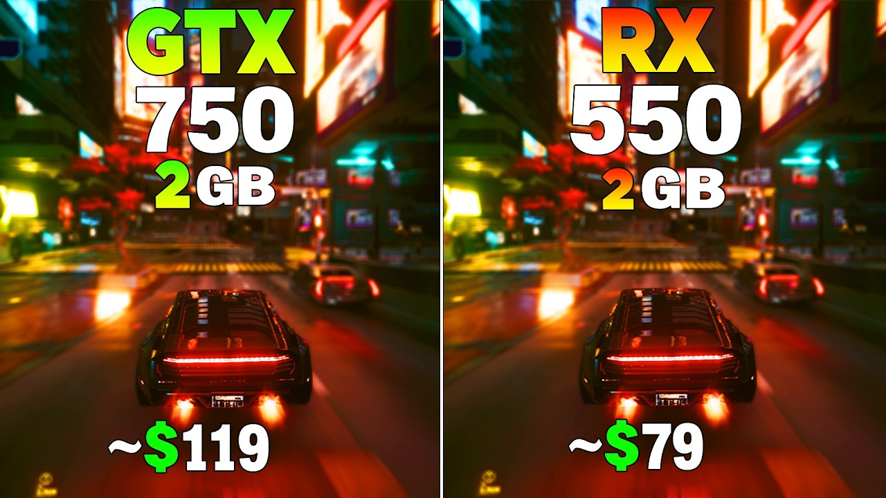 GTX 750 Vs RX 550 - Test in 11 Games