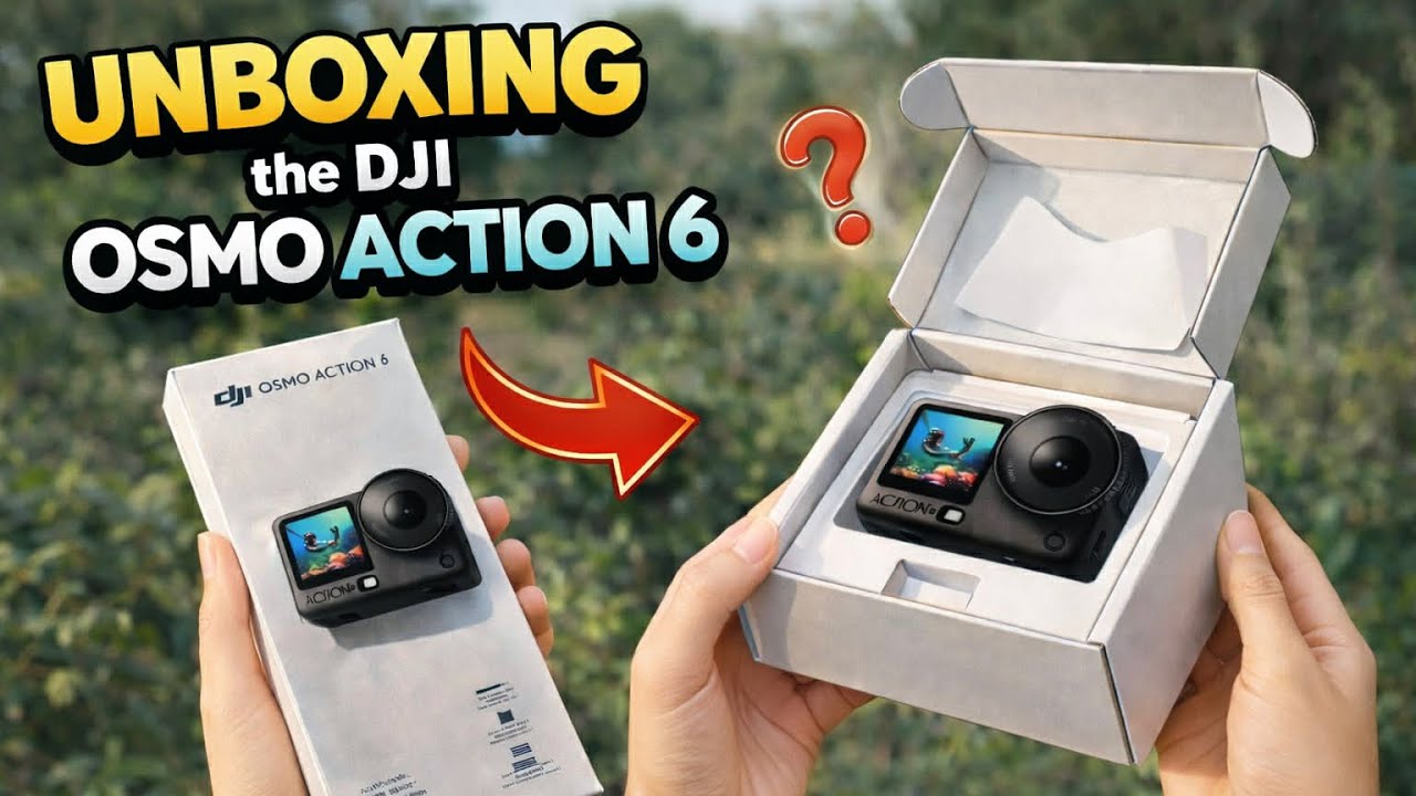 Unboxing the DJi OSMO Action 6📷‼️| Gongons world