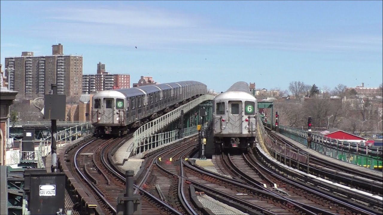 NYC Subway HD 60fps: R62A & R142A Special 6 Express Trains Between Pelham Bay Park & Parkchester