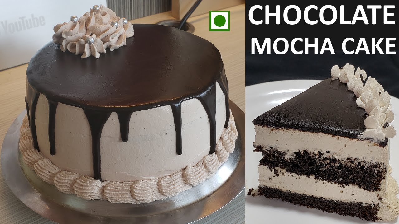 Eggless Chocolate Mocha Cake | Eggless & Without Oven | Eggless Coffee Cake Recipe | Easy cake recip