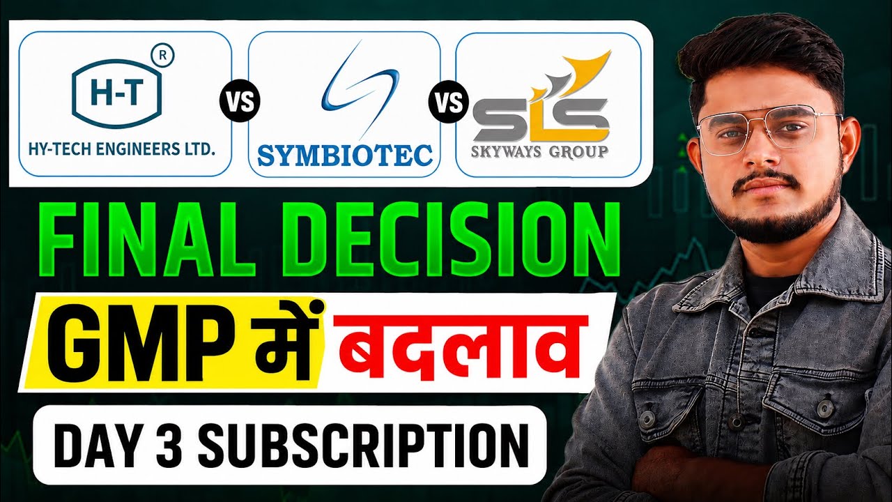 3 IPO Final Decision || Hytech Engineers IPO | Symbiotec Pharmalab IPO | Skyways Air IPO