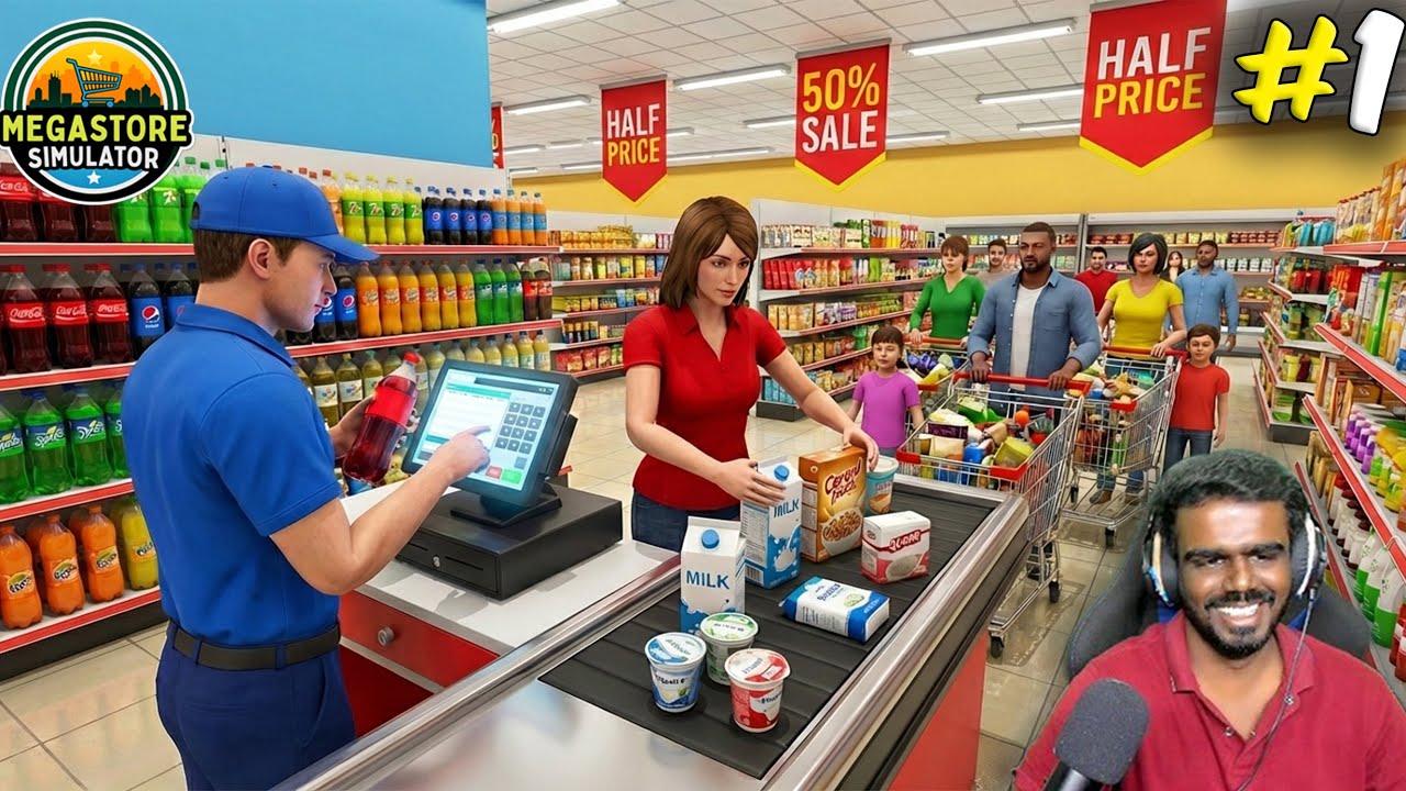 Megastore Simulator Gameplay Live on தமிழ்.
