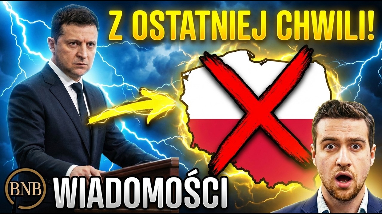 Z Ostatniej ChwilI! Doszło Do ATAKU Ukrainy Na Polskę! Skandal z Zełeńskim ws. Wołynia