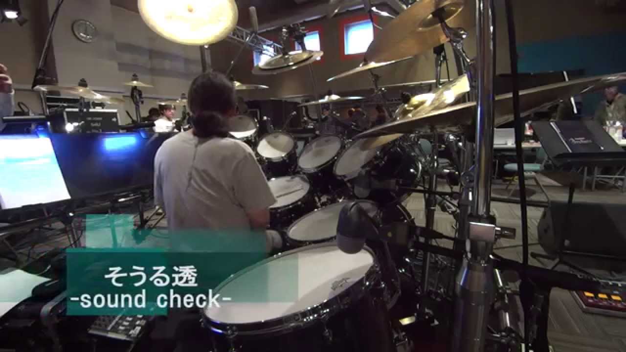 TAMA Sound Check on Stage_そうる透@ G-ROKS下高井戸スタジオ.