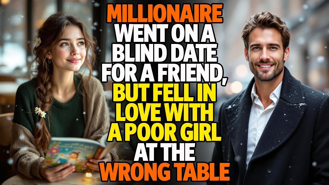 MILLIONAIRE WENT ON A BLIND DATE FOR A FRIEND, BUT FELL IN LOVE WITH A POOR GIRL AT THE WRONG TABLE
